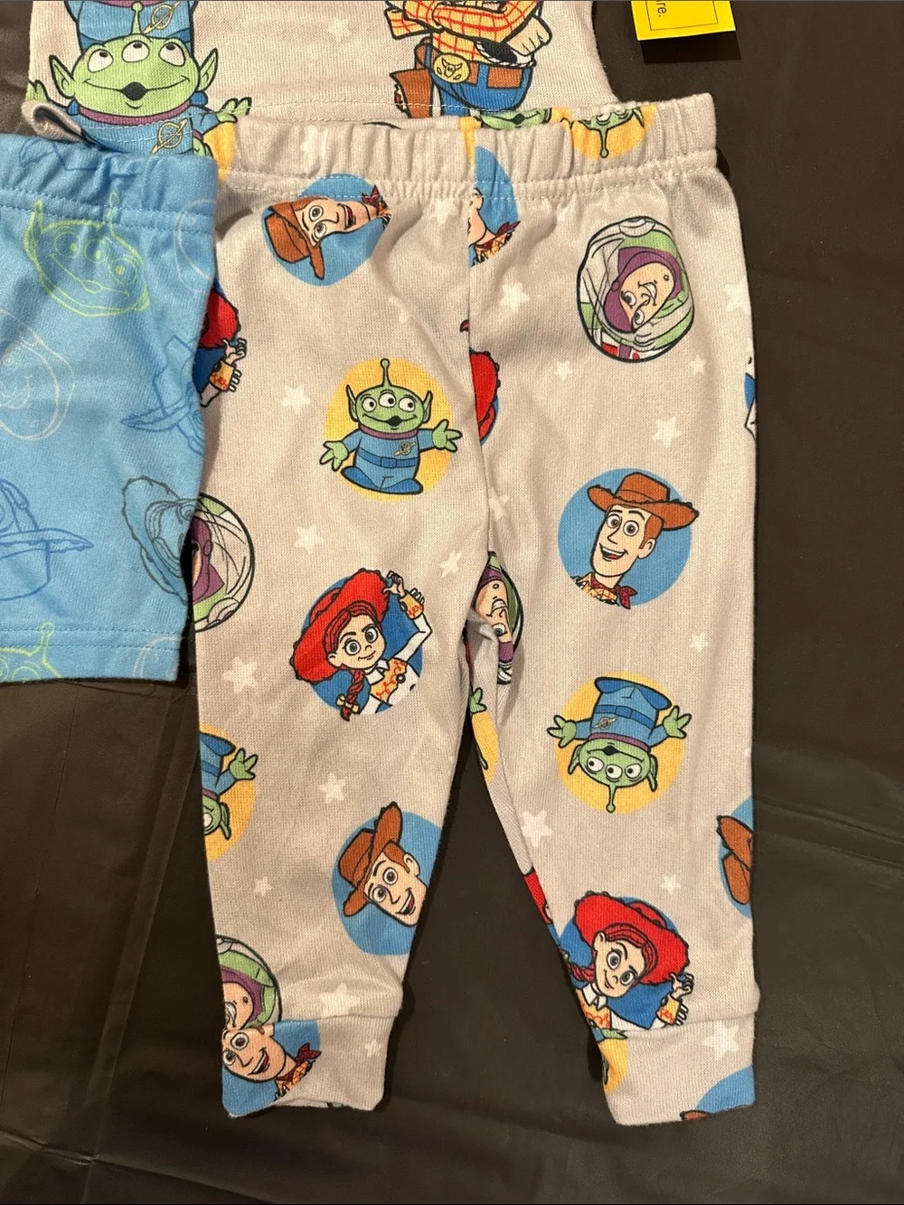 Disney Toy Story Toddler Pajama Set - Gray, Blue, Red